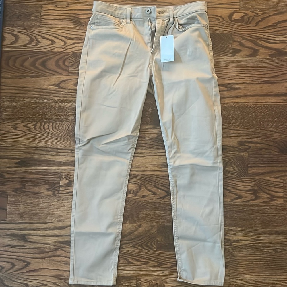 Mango khaki jean